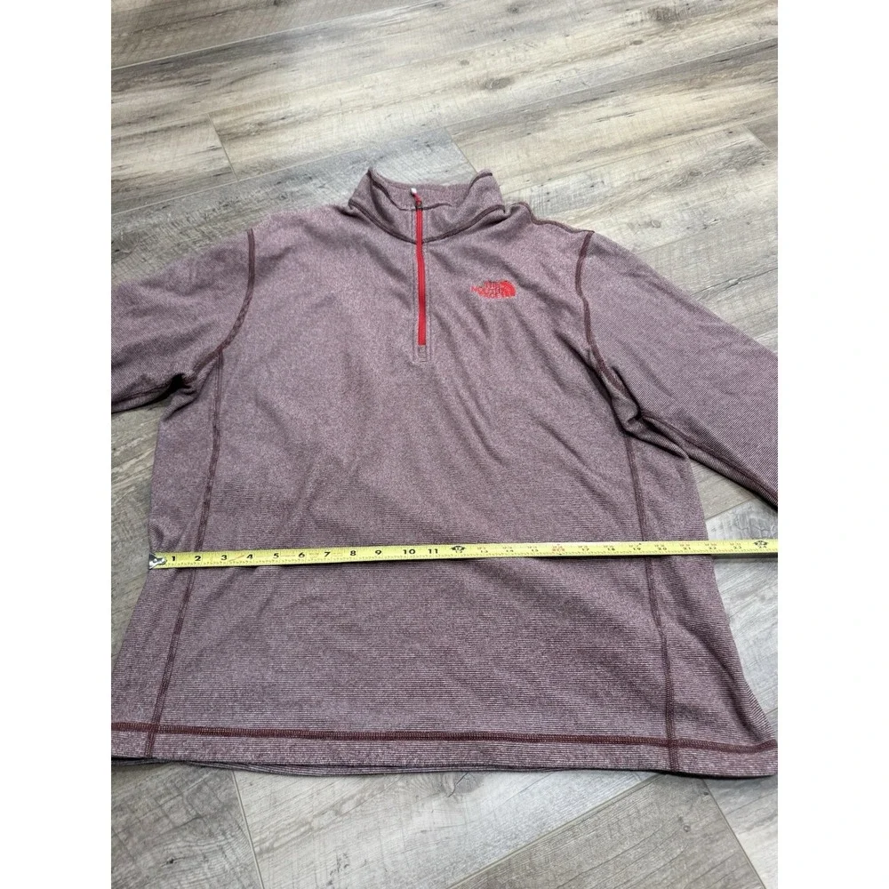 Men's The North Face Partial Zip‎ Pullover Fleece Shirt Size XL Long Sleeve
